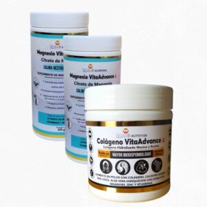 2 Citratos de Magnesio + 1 Colágeno Vitaadvance